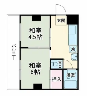 ハイツ丸栄【5階】の間取り