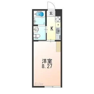 サンクトスコート五条室町【1階】の間取り