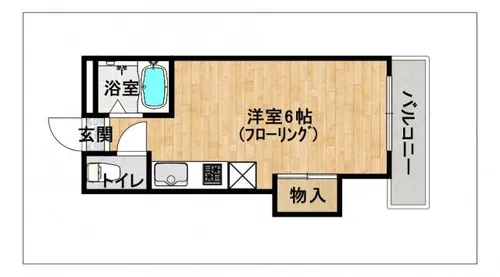 プレアール唐原II【102号室】の間取り