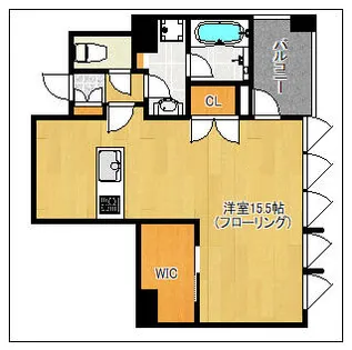 THE APARTMENT HAKATA【203号室】の間取り
