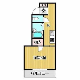コーポレーション坂本【201号室】の間取り