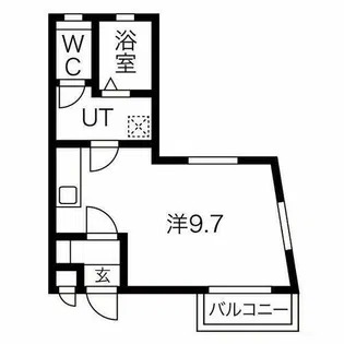 MIA CASA津賀田【3階】の間取り