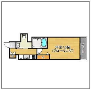 サムティタワーズ愛宕【205号室】の間取り