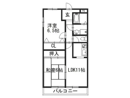 エントリート木村【4階】の間取り