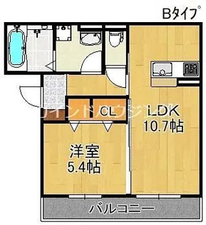 D-roomフォルチェ【1階】の間取り