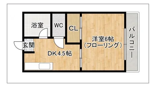 レモンハウス【101号室】の間取り
