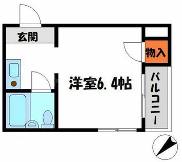 サンコーパークハイツ【4階】の間取り