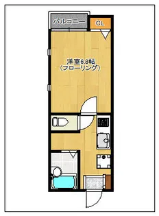 ペア箱崎駅南I【2階】の間取り