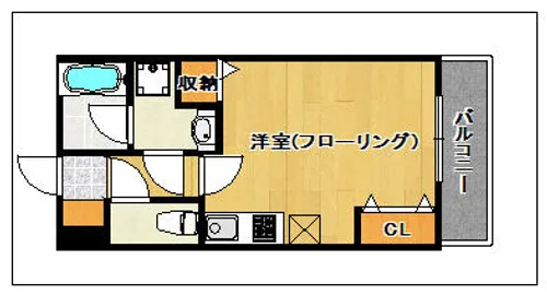 ソーレ梅林【1階】の間取り