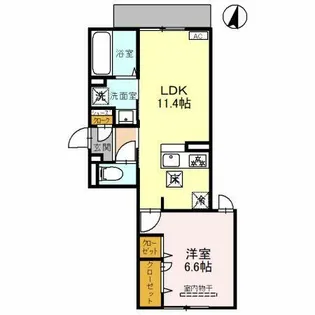 ルミナス【1階】の間取り