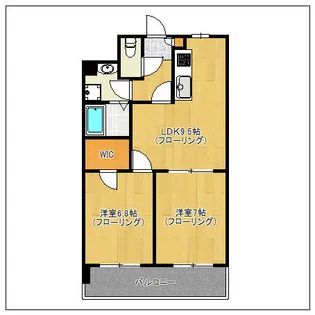 第17川崎ビル【203号室】の間取り