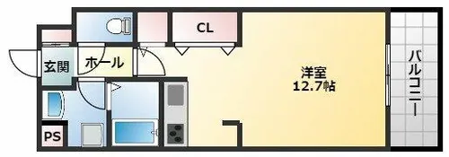 ルシェロノルテ【1階】の間取り