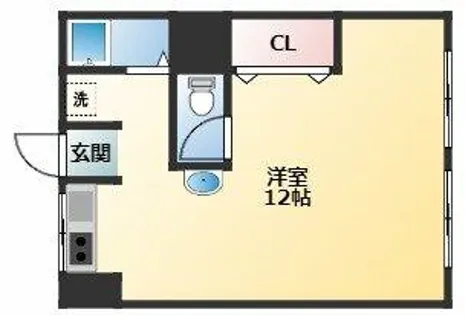 大和川マンション2号館【3階】の間取り