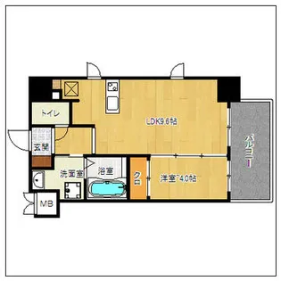 サヴォイ・ザ・セントラルガーデン【13階】の間取り