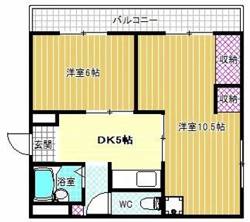 藤原マンション【3階】の間取り