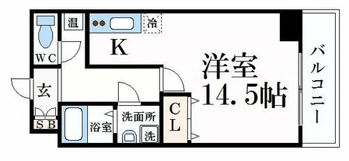 Capital.I姫路【6階】の間取り