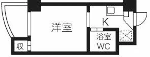 露橋ロイヤルハイツ Ⅱ【5階】の間取り