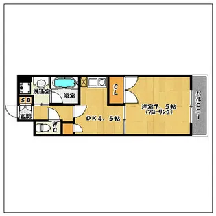 エスポワール【302号室】の間取り