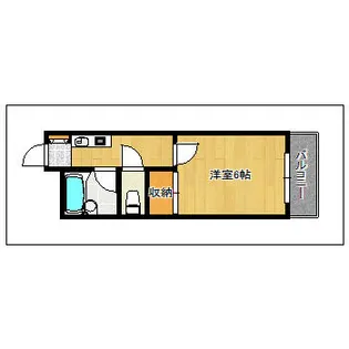 プレアール塔原東【303号室】の間取り