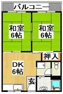 グランディール栃尾【1階】の間取り