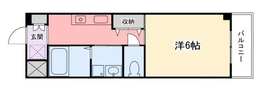 インタービレッジ城北二番館【3階】の間取り