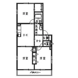 フローラル白浜Ⅱ【2階】の間取り