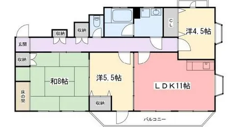 土山第三ビル【2階】の間取り