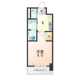 グランレブリー太秦天神川【4階】の間取り