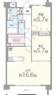ブラン ジュール【3階】の間取り