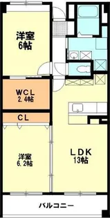 テオリア【305号室】の間取り