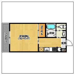 カーサ・ソレ【2階】の間取り