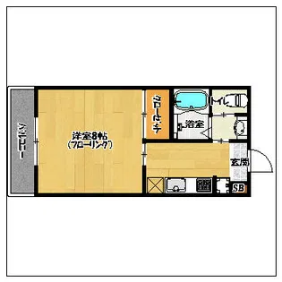カーサ・ソレ【2階】の間取り
