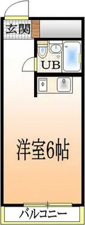 プレスイン神宮【6階】の間取り