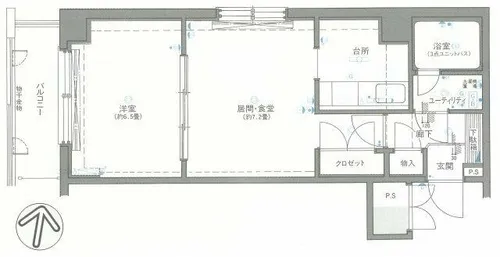 ネオアージュ裏参道【9階】の間取り