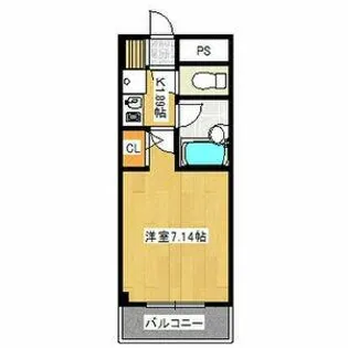 カレッジハイツ春日井【103号室】の間取り