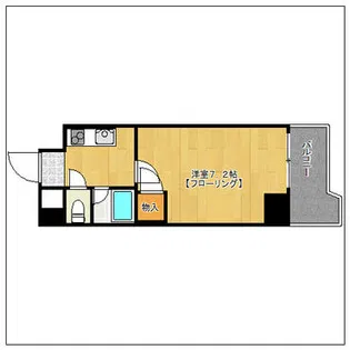 エスポワール城西【207号室】の間取り