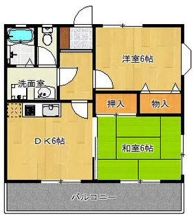 ウーブル香椎II【203号室】の間取り