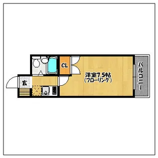 ビブロス【703号室】の間取り