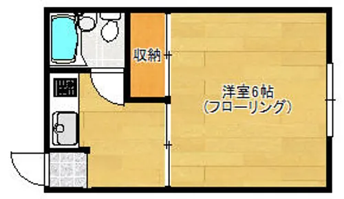 神崎ビル【205号室】の間取り