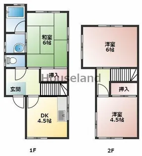 和歌山県和歌山市井辺【一戸建】の間取り