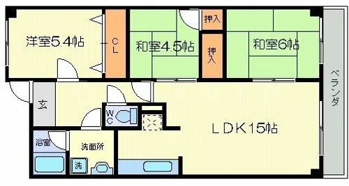 エミネンス辻本2【4階】の間取り