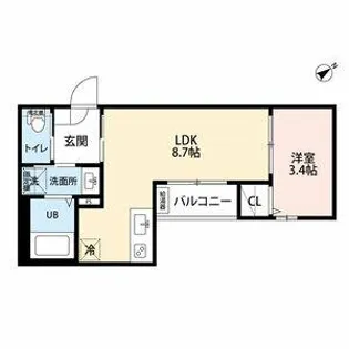 ROBOT HOUSE 守山B棟【3階】の間取り