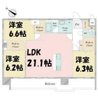 FRENCIA NOIE名駅【10階】の間取り