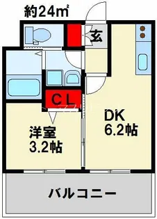 No.71オリエントトラストタワー【302号室】の間取り