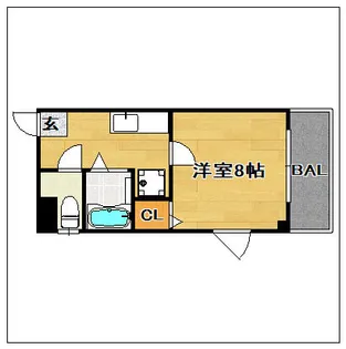 ジョイアスM【703号室】の間取り