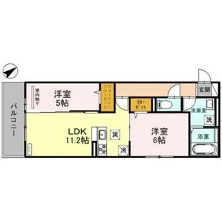 兵庫県神戸市西区北別府4丁目【アパート】の間取り
