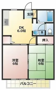 ユトリロ忠興2【206号室】の間取り
