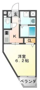 アリビオ梅の里【201号室】の間取り