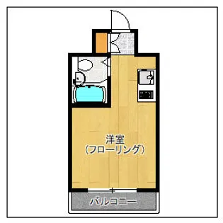 メゾン・ド・ミラージュ【308号室】の間取り