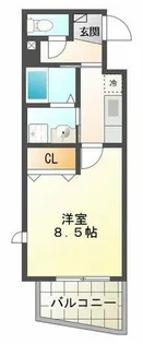 カレントスクエア【4階】の間取り